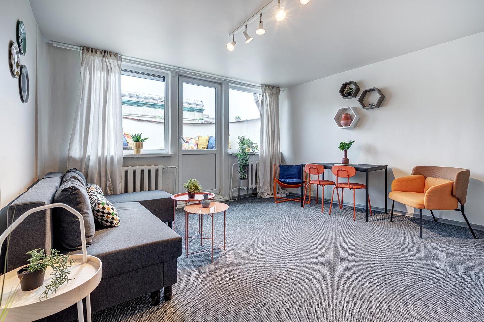 Funky Penthouse City Center Kaunas Bagian luar foto