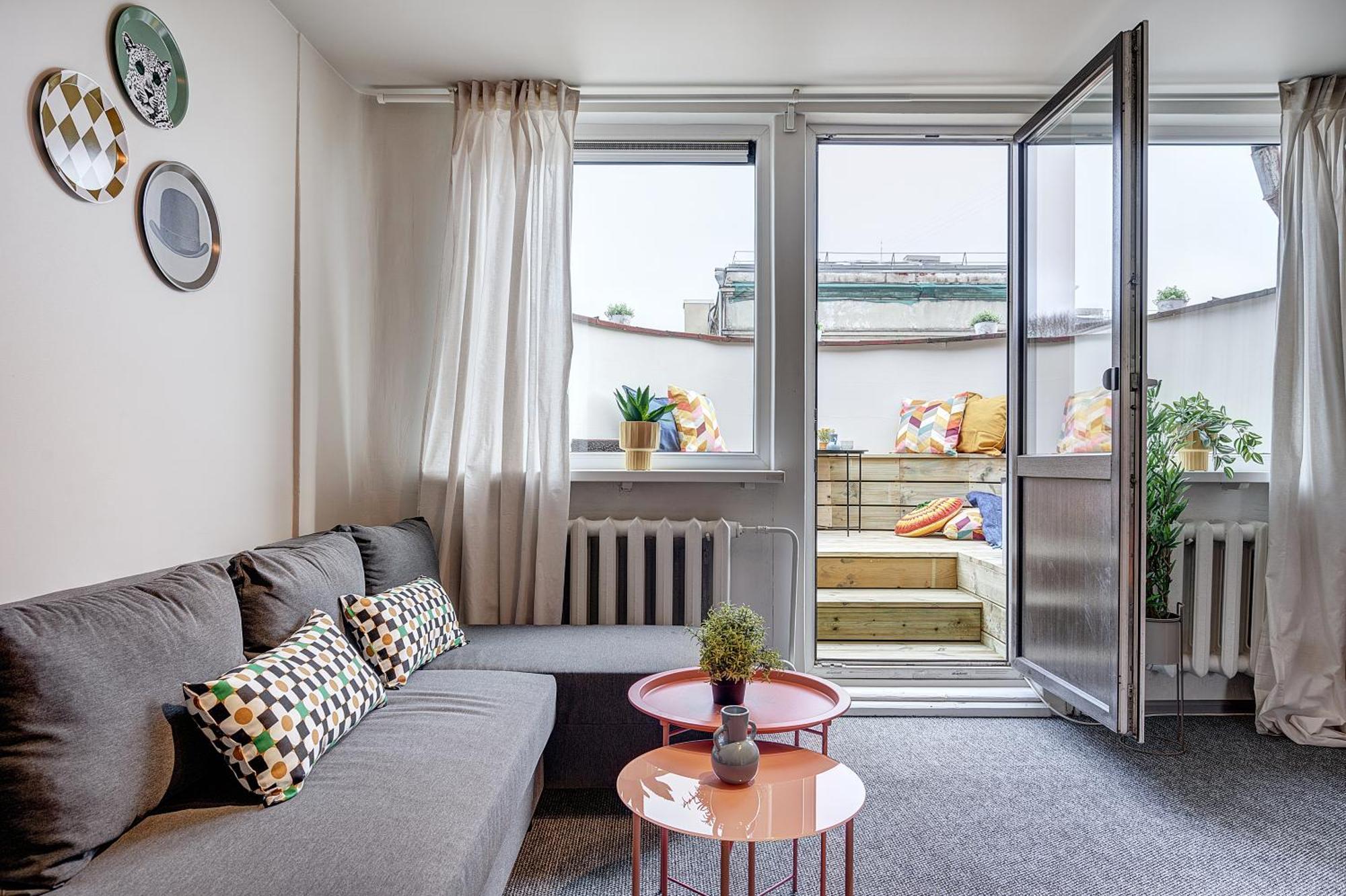 Funky Penthouse City Center Kaunas Bagian luar foto