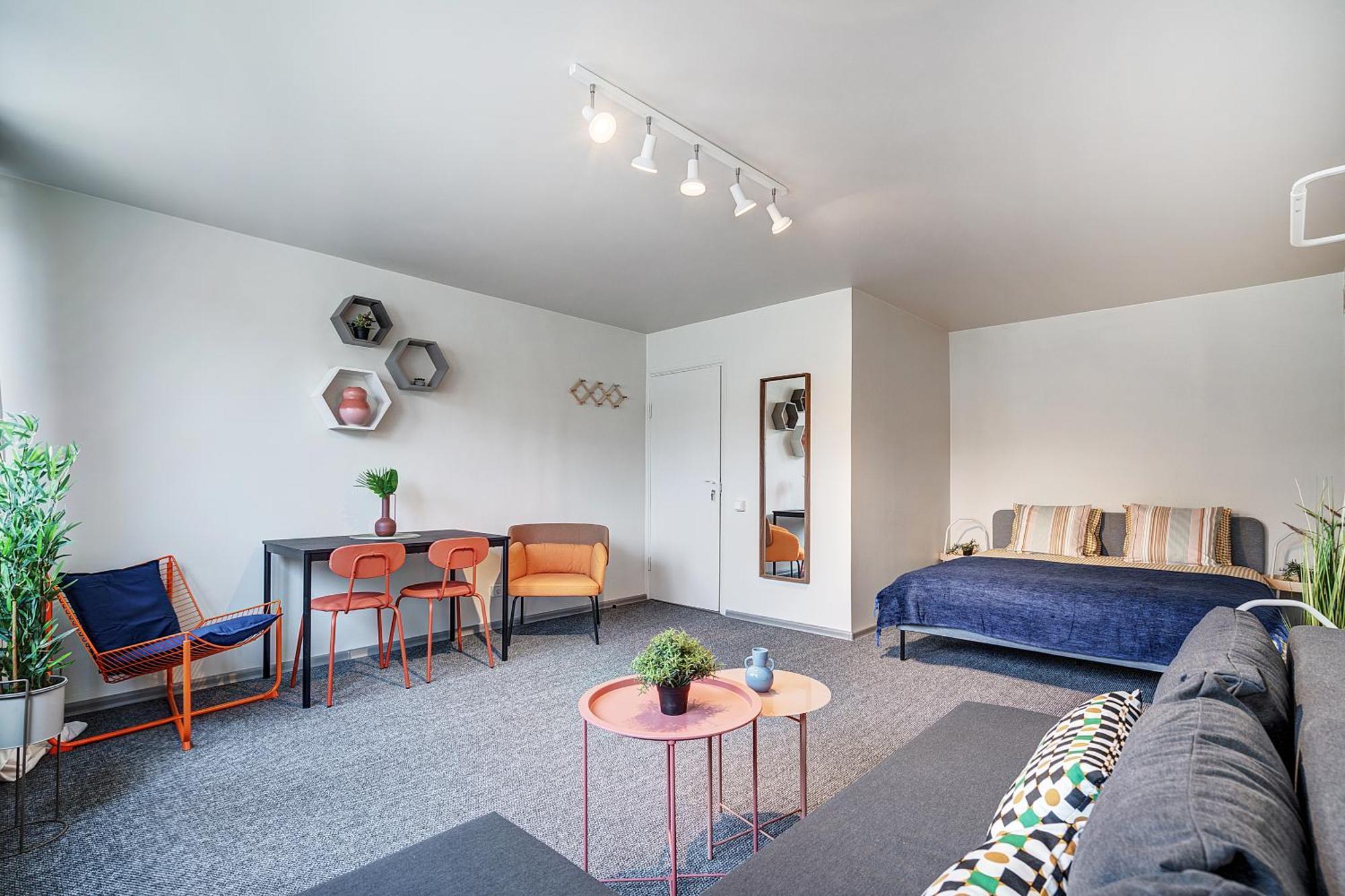 Funky Penthouse City Center Kaunas Bagian luar foto